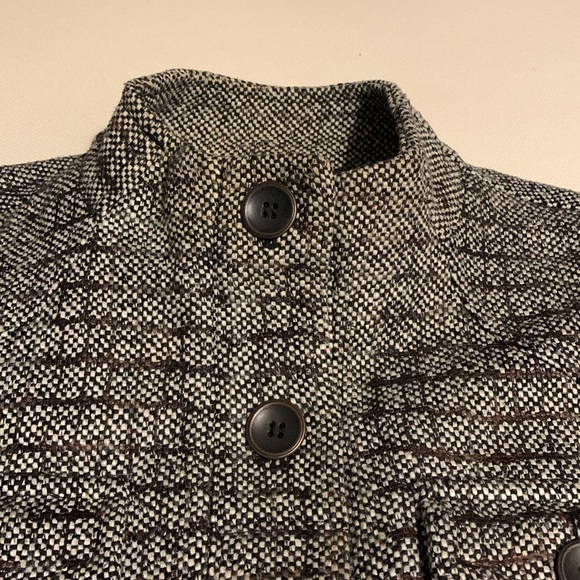 Chicos Tweed Button Down Jacket - Picture 5 of 10